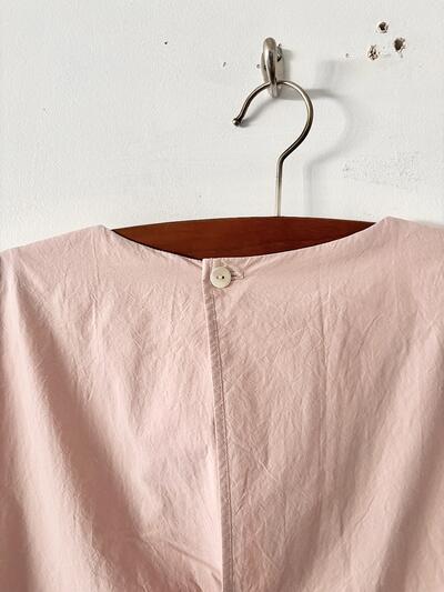 【美品】CHECK&STRIPE THE HANDWORKS カシュクール オールインワン 綿100% 画像5