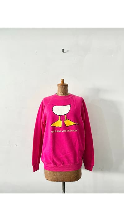 【アメリカ製】Hanes　80s　ヴィンテージ　スウェット　JOHN BARON　 画像1