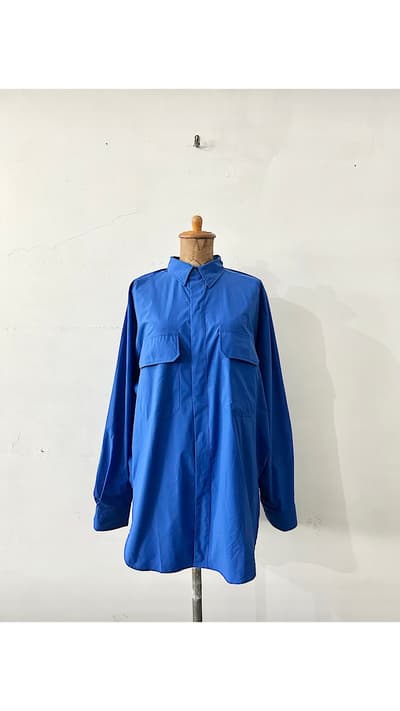 KHA:KI　ナイロンシャツ　MIL24SBL3132　サイズS　1　 画像1
