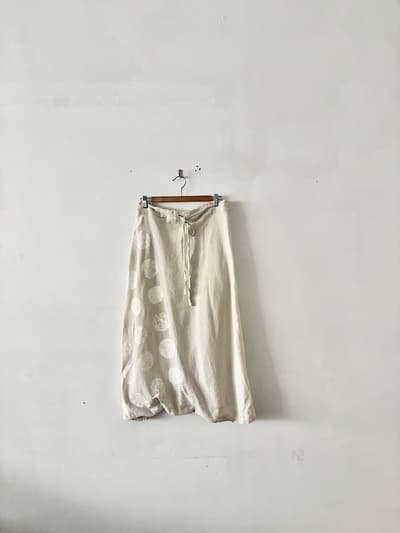 SOU・SOU 岡田縫工所 麻 100% サルエルパンツ Mサイズ 画像1