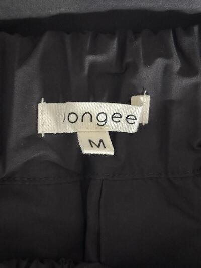 【美品】Pongee（ポンジー） ウエストゴム フレアスカート ブラック Mサイズ 画像4