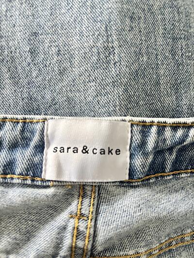 sara & cake  テーパード デニムパンツ / ブルー / コットン100% 画像6