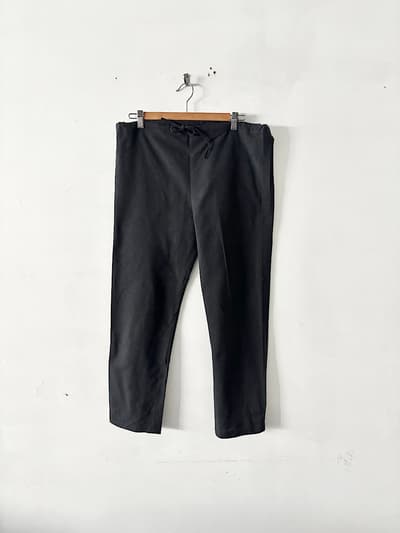 【美品】エフスタイル F/style 亀田縞のパンツ ブラック Mサイズ 画像1