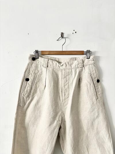 【美品】OUTIL（ウティ）PANTALON LIMOGES コットンヘンプ  画像2