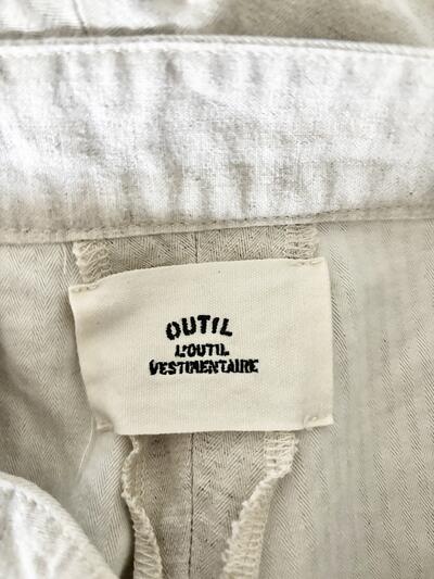 【美品】OUTIL（ウティ）PANTALON LIMOGES コットンヘンプ  画像6