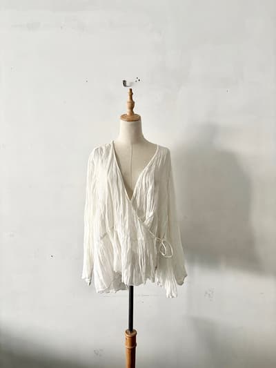 nest Robe  リネン カシュクール ブラウス / プルオーバー　 画像1