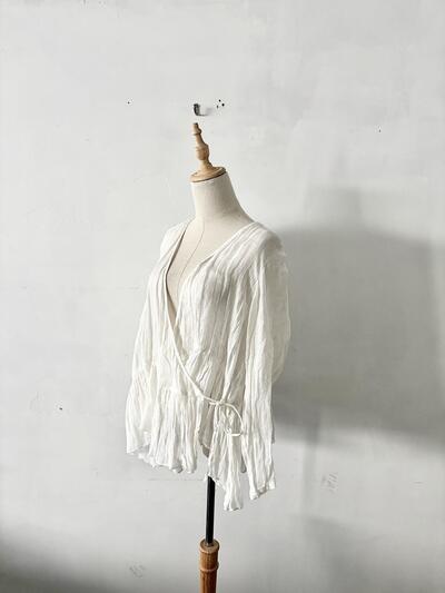 nest Robe  リネン カシュクール ブラウス / プルオーバー　 画像3