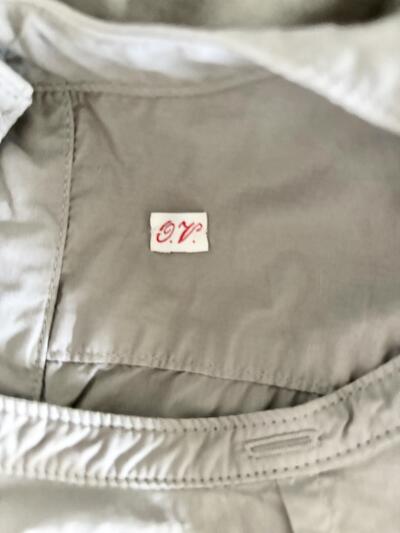 【美品】OUTIL CHEMISIER CORSIER フロントギャザー プルオーバーシャツ 画像6