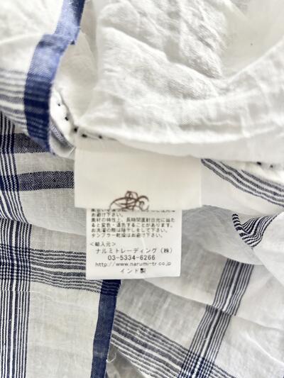【美品】maison de soil メゾン ド ソイル チェック ピンタックワンピース インナー付 画像10