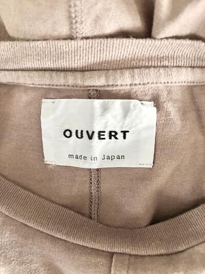 OUVERT ウーヴェル　コットンプルオーバー Tシャツ モカブラウン F 画像7