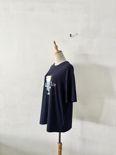 美品 ジェラートピケ メンズ パフェプリント 半袖Tシャツ ルームウェア L 画像4