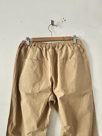 定価1.6万 タグ付 Gauze# ガーゼ コットン ワイドパンツ ベージュ 画像5