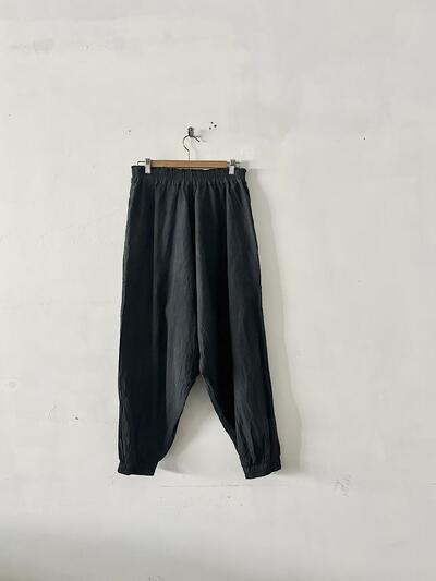 ヂェン先生の日常着 サルエルパンツ ブラック Mサイズ 画像5