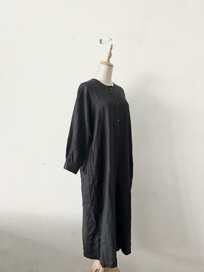 sazanami  リネン  ワンピース 画像3