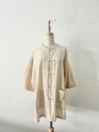 ヂェン先生の日常着 チャイナ シャツ 画像1