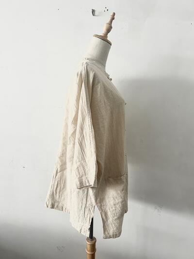 ヂェン先生の日常着 チャイナ シャツ 画像6