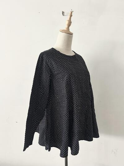 【美品】grin ドット ブラウス 画像4