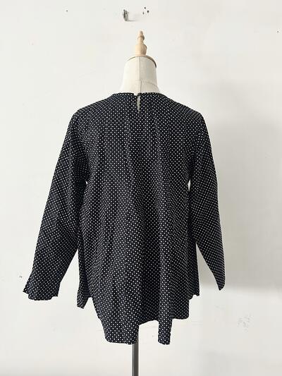 【美品】grin ドット ブラウス 画像7