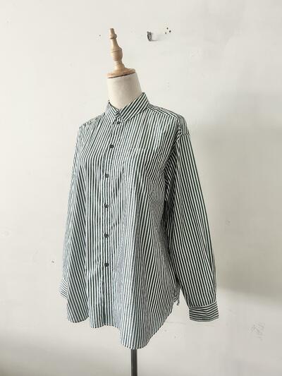 【美品】NAVE ストライプ シャツ 画像4