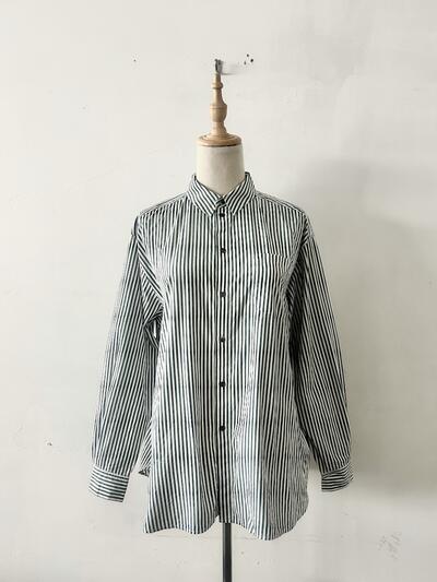 【美品】NAVE ストライプ シャツ 画像10