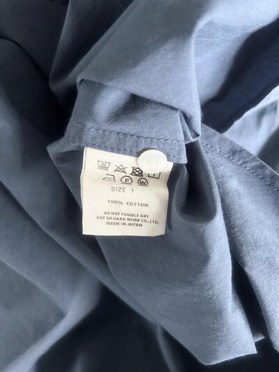 【美品】TOUJOURS  コットンフリルカラーノースリーブブラウス 画像10