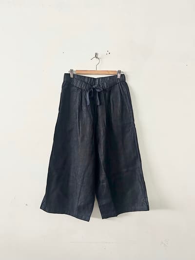 【美品】Gauze# コットンリネン ワイド サルエル パンツ 画像1