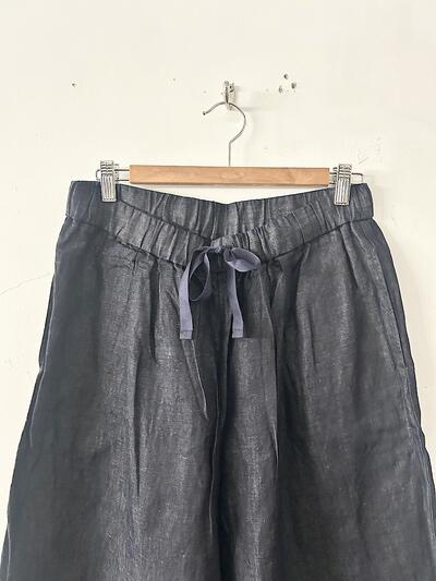 【美品】Gauze# コットンリネン ワイド サルエル パンツ 画像2