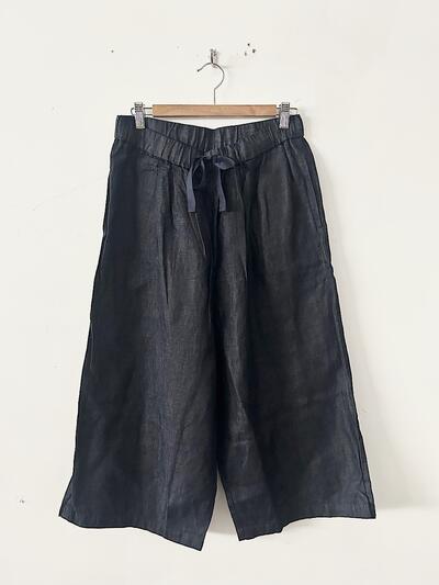 【美品】Gauze# コットンリネン ワイド サルエル パンツ 画像3