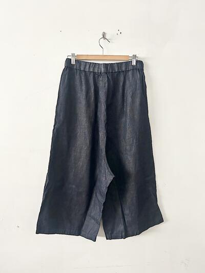 【美品】Gauze# コットンリネン ワイド サルエル パンツ 画像4