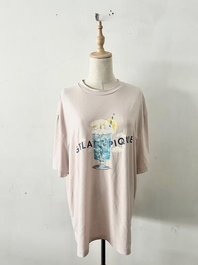 GELATO PIQUE シロクマ ソーダ プリント Tシャツ 画像2