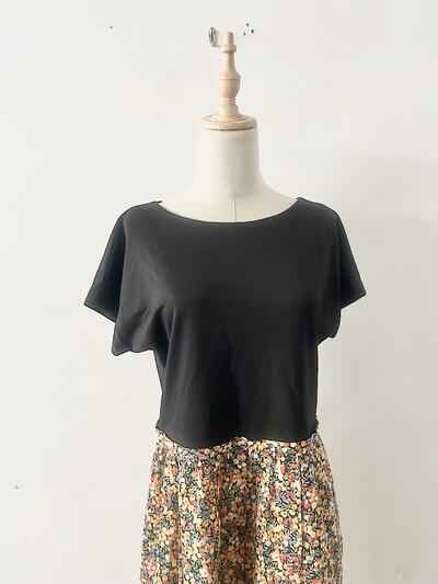 【美品】Crespi 花柄 ワンピース 画像2