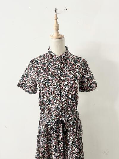 【美品】J.Sloane 花柄 ワンピース 画像2