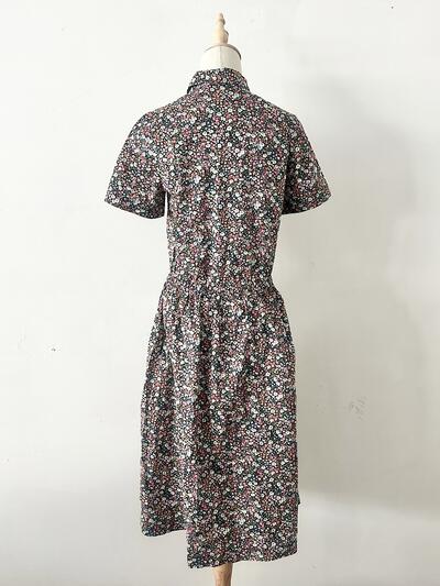 【美品】J.Sloane 花柄 ワンピース 画像6