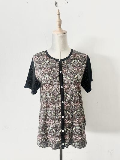 【美品】Cou Pole 鳥柄 カーディガン 画像2