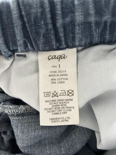 【未使用】caqu フレンドシップデニムパンツ　ブルー 画像8
