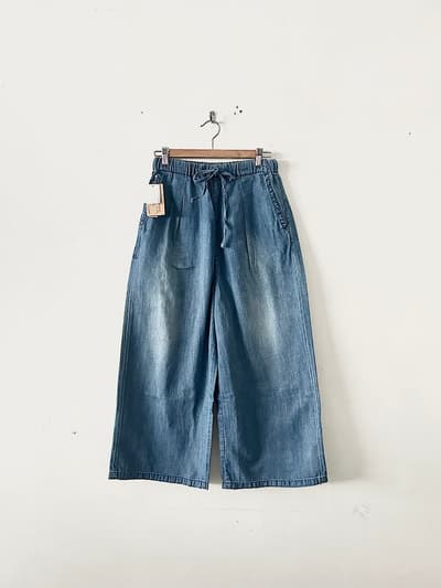 【未使用】caqu フレンドシップデニムパンツ　ブルー 画像1
