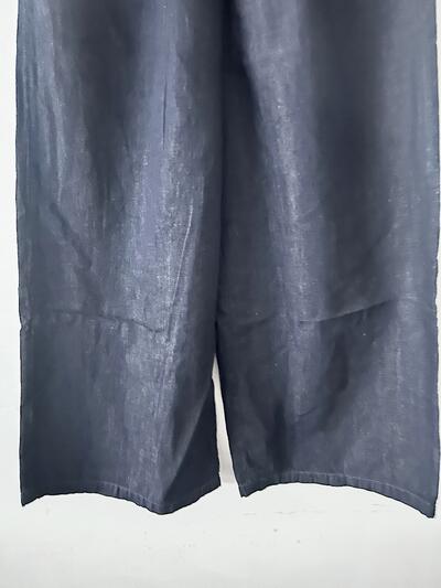 【未使用】caqu フレンドシップデニムパンツ　ネイビー 画像3