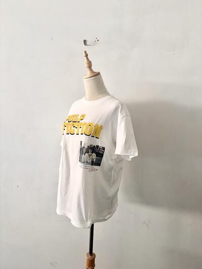 【美品】GOOD ROCK SPEEDパルプフィクション 映画Tシャツ フリーサイズ 白 画像3