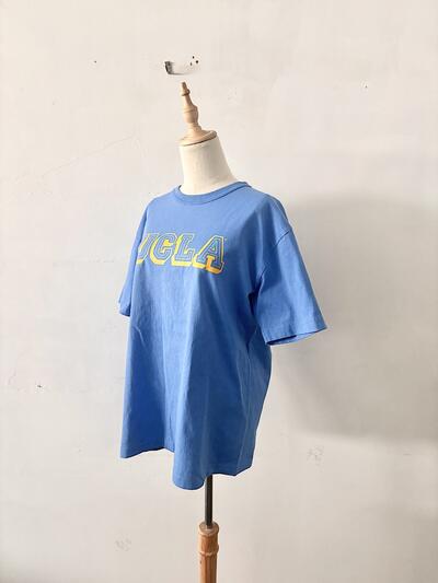 【美品】Champion チャンピオン T1011 UCLA Tシャツ Lサイズ USA製 水色 画像3