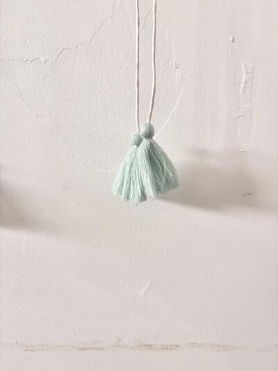 【美品】BUNON embroidery drawstring shoulder bag 画像4