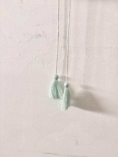 【美品】BUNON embroidery drawstring shoulder bag 画像5