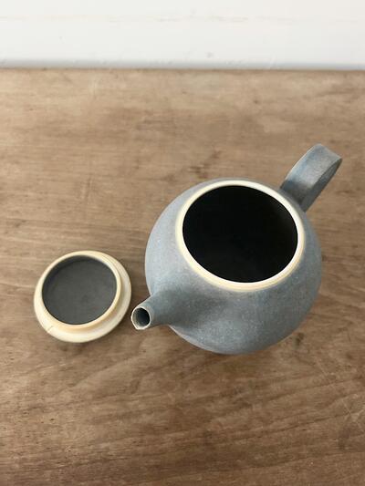 【美品】 福岡彩子 ポット ブルー 急須 食器  画像5