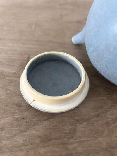 【美品】 福岡彩子 ポット ブルー 急須 食器  画像7