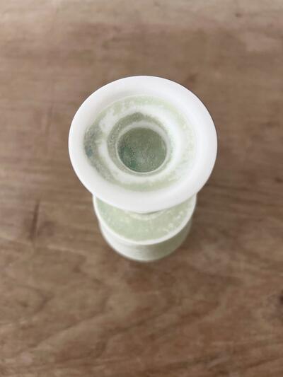 【美品】作家物 加藤かずみ ゴブレット グリーン  画像8