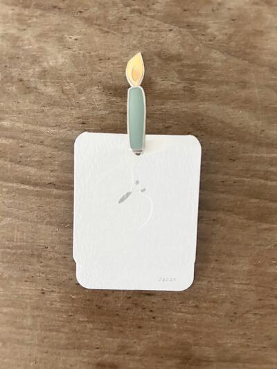 【未使用】mina perhonen　candle　ブローチ　1 画像8