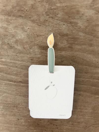 【未使用】mina perhonen　candle　ブローチ　2 画像9