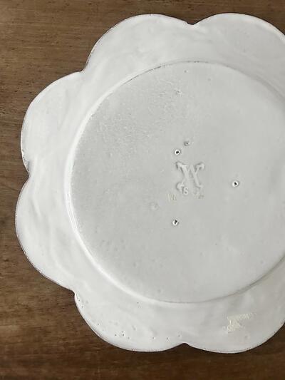 【美品】Astier de Villatte　marthe　マルト　ディナープレート　27cm 画像9