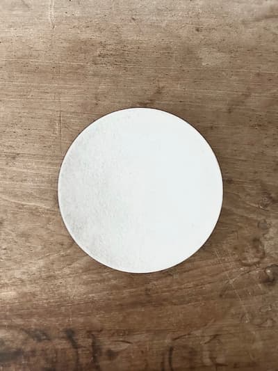 【美品】桑原典子　プレート　グレー　18cm 画像1