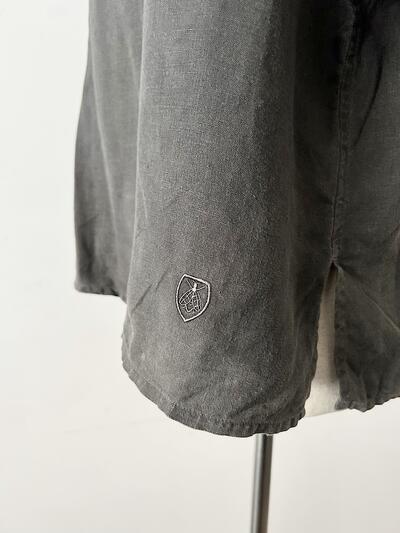 【美品】ORCIVAL  リネン ショートスリーブ プルオーバー チャコール サイズ1 画像6
