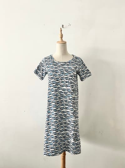 【美品】mina perhonen nami　カットソーワンピース　サイズ36 画像1